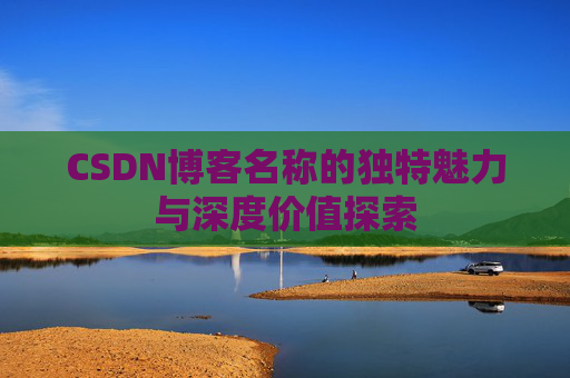 CSDN博客名称的独特魅力与深度价值探索